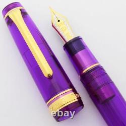 Sailor Wancher Pro Gear 21k Fountain Pen Lavender, Fine Nib (New in Box)
