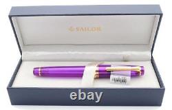 Sailor Wancher Pro Gear 21k Fountain Pen Lavender, Fine Nib (New in Box)