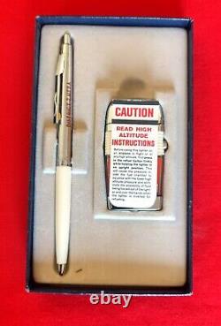 Scripto Vu Lighter And Pen New Lighter Working Perfec- Original Box