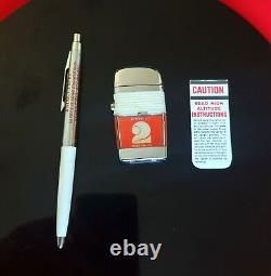 Scripto Vu Lighter And Pen New Lighter Working Perfec- Original Box