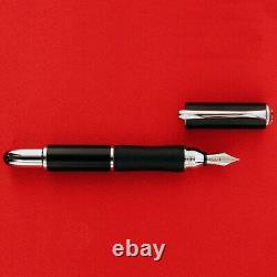 Sensa Pen Meridian Carbon Black Fountain Pen Fine Pt New In Box Made In Usa