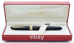 Sheaffer Crest (Reissue) #591 Fountain Pen Black GT, 18k Medium (New in Box)