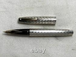 Sheaffer Imperial Fountain Pen In Sterling Silver With Box