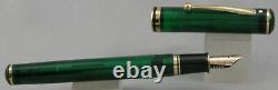 Sheaffer Levenger Connaisseur Aegean Green Fountain Pen In Box 14kt Nib USA