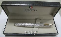 Sheaffer Vintage Fountain Pen Sterling Silver 14K Gold Fine Pt New In Box Usa