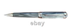 Signum Marble Grey & Silver Trim Ballpoint Pen New In Box Look At Last Photo
