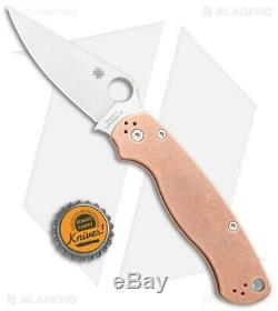 Spyderco Copper Paramilitary 2 (BladeHQ Exclusive) Unopened Box with Coin