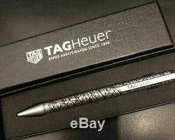 TAG Heuer Watch Official Novelty Ball Point Pen Silver/Gray wz box VIP Gift Rare