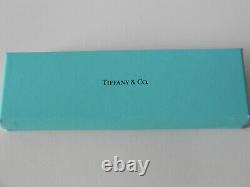 Tiffany 925 Sterling Silver Ball Point Pen Made In Germany Box, Pouch, & Papers