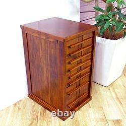 Toyooka Craft Wooden Stationery Fountain Pen Box Case Chest Collection Japan