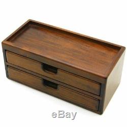 Toyooka Wooden Fountain Pen Storage Box Collection Case 8 pens from Japan F/S