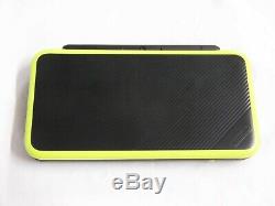 U1996 new Nintendo 2DS LL XL console Black x Lime Japan withbox memory pen