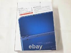 V2457 new Nintendo 3DS LL XL console Metallic Blue Japan withbox stylus pen
