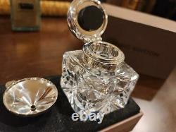 VERY RARE Louis Vuitton crystal inkwell for fountain pen, original box, MINT