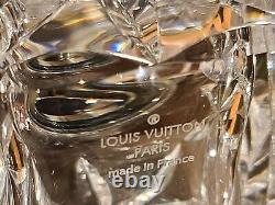 VERY RARE Louis Vuitton crystal inkwell for fountain pen, original box, MINT