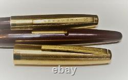 VTG c. 1940th Eversharp Set Solid 14k gold nib Fountain Pen & Pencil original box