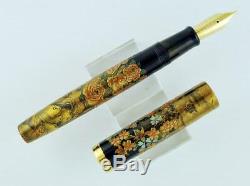 Very Rare 2005 Dunhill Namiki Maki-e Sakura Rose Fountain Pen New Boxed