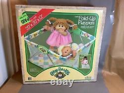 Vintage Cabbage Patch Fold Up Playpen NOS New In Box Never Opened 1984