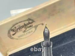 Vintage GRIESHABER BCHR Fountain Pen 14K Flex Nib HUMP FILLER Boxed NEAR MINT