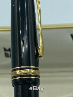 Vintage MONTBLANC 149 Fountain Pen Diplomat 14K Fine nib Boxed