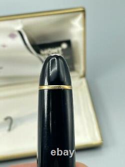 Vintage MONTBLANC 149 Fountain Pen Diplomat 14K Med Flexy Nib Beauty boxed