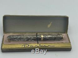 Vintage NOS 1945 PARKER VACUMATIC MAJOR Fountain Pen GOLDEN Pearl NEW Boxed