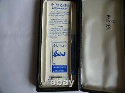 Vintage PARKER 51 Mk ll Aerometric Fountain Pen 14 ct Gold Nib Boxed 1950`s