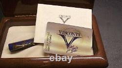 Visconti Novelli Augusta L. E. #031/300 18k F Nib, Uninked & Boxed