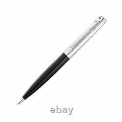 Waldmann Tuscany Ballpoint Pen in Black Lacquer with Sterling Silver -NEW in Box