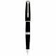 Waterman Charleston Ebony Black & Silver Fountain Pen 18kt Fine Pt New In Box