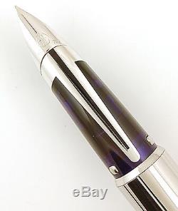 Waterman Edson Sterling Silver Limited Edition Fountain Pen X Fine Pt New In Box