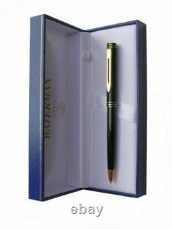 Waterman Exclusive Ballpoint Pen Matte Black & Gold New In Box