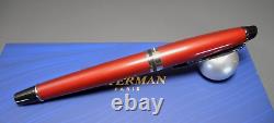 Waterman Expert Fountain Pen Dark Red/ruthenium New In Box Lot 54