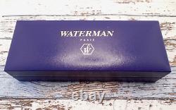Waterman Fountain Pen Blue/gold New In Box Lot 81