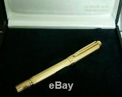 Waterman Le Man 18k Solid Gold Fountain Pen New In Box