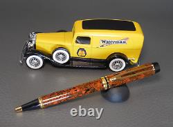 Waterman Le Man 200 Rhapsody/red Ripple Ballpoint Pen New In Box Lot 68