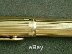Waterman Le Man Solid 18k Gold Fountain Pen New In Box