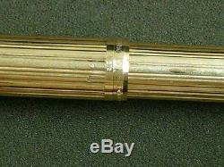 Waterman Le Man Solid 18k Gold Fountain Pen New In Box