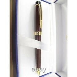 Waterman Liaison Ruby Red & Gold Trim Ballpoint Pen New In Box Burundy