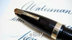 Waterman Oversize Hundred Year Pen In Original Box, Maroon, Semi Flex, 14k M Nib