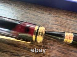Waterman Rhapsody Ballpoint Pen Mineral Red & Gold New In Box With 2 Refills