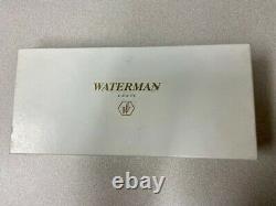 Waterman Serenite Fountain Pen Black 18Kt Gold Medium Point New in Box
