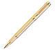 Waterman Solid Gold Le Man Solid 18k Gold Fountain Pen Medium Pt New In Box