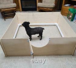 Whelping Box 36 x 36 /PVC Railing/ Weaning Box /Dog Puppy Pen /Free liner/ New