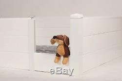 Whelping Box 48x 48 withPiggy Rails entry door and Rubber Liner Dog, Puppy, Pen