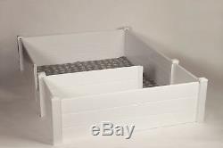 Whelping Box with weaning pen 36x 54 withPiggy Rails entry door rubber floor