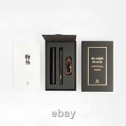 Ystudio Brassing Portable Fountain Pen in Black Fine Point NEW in box