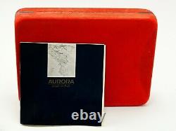 1992 Aurora 75 Years Limited Edition Stylo #3129 Box Encre De Papier Stylo Parfait Non Utilisé
