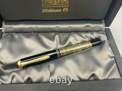 Années 1980 Pelikan Toledo M700 Fountain Pen Allemagne De L’ouest Près De Mint Boxed 18c Med Plume