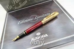 Aurora Leonardo Da Vinci Ltd Édition Funtain Pen Avec Bottle Ink, Boxed & Mint